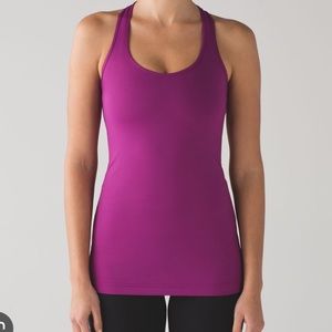 Lululemon purple racerback tank top